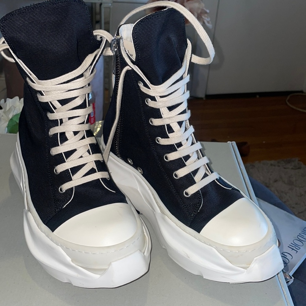 Rick Owens abstract sneakers